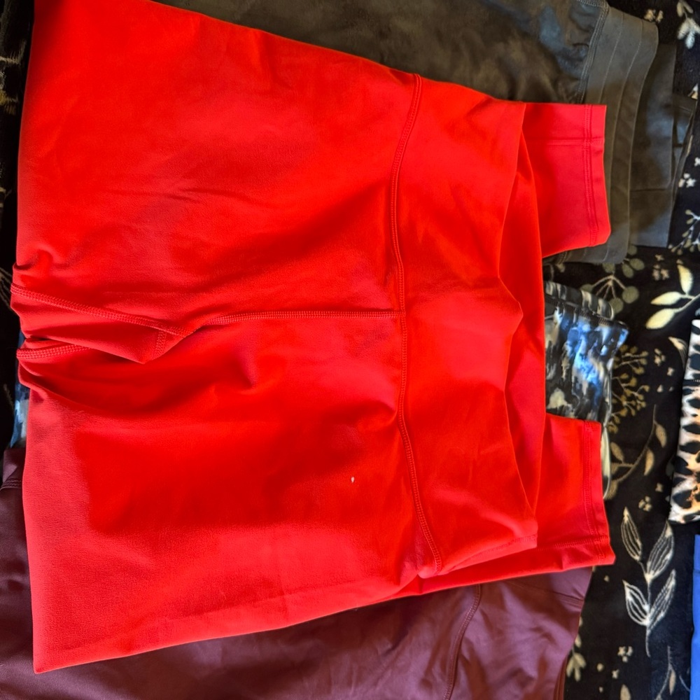 Fabletics Bold Red High-Waisted Leggings